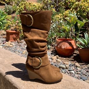 journee collection irene women's wedge boots